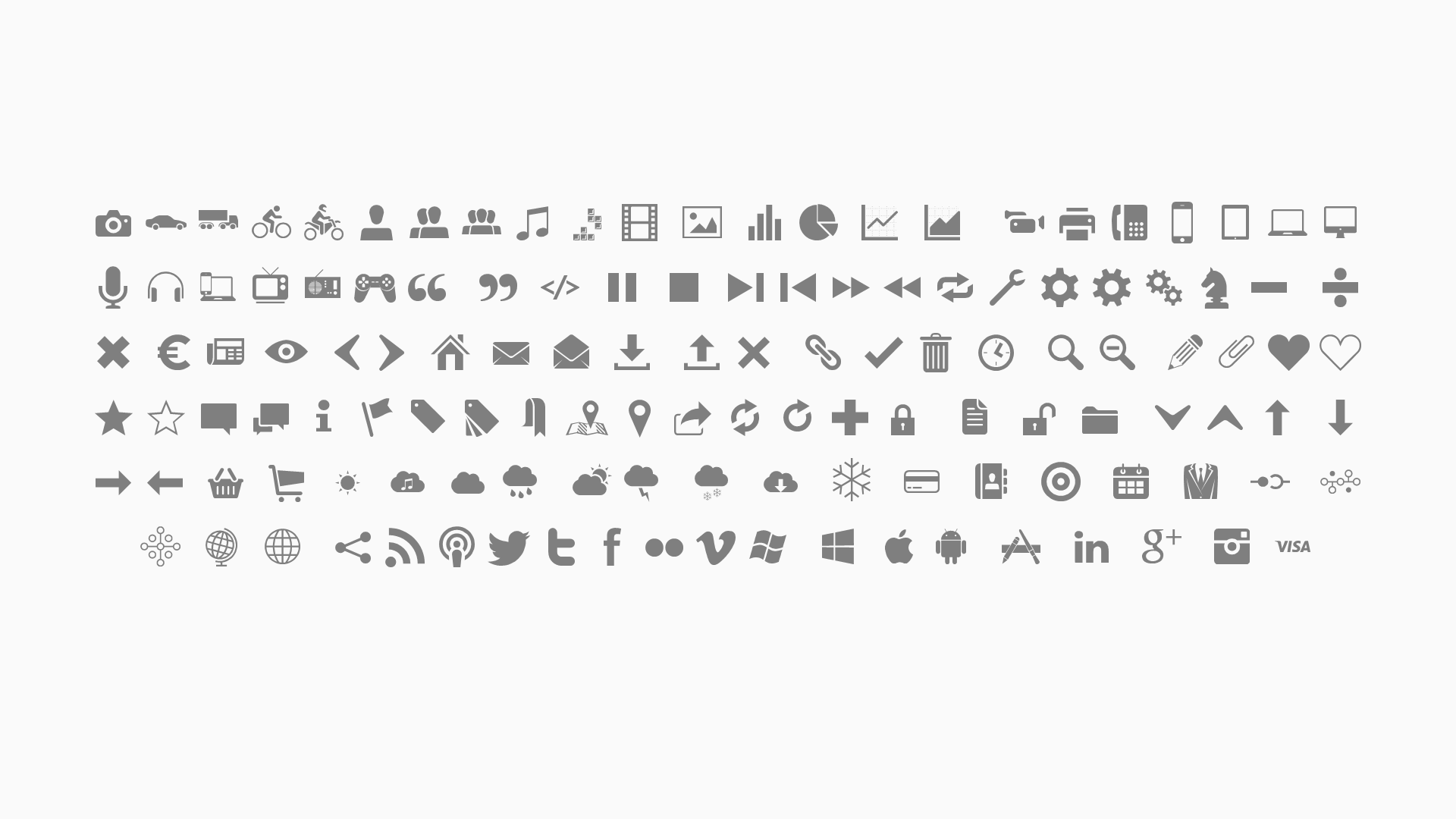 02-simple Vector Icons slide 2